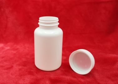 Butelki z plastikowej pigułki HDPE 150 ml Pełny zestaw z nakrętką / wkładką Biały kolor