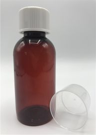 Krótkie butelki z medycyną PET o pojemności 120 ml z aluminiową wkładką 1 mm Średnia grubość ścianki
