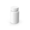 Plastikowa butelka na pigułki HDPE o pojemności 150 cm3 z białego kwadratu do proszku z soku lekarskiego