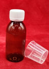 Brązowe 120 ml butelki farmaceutyczne PET do syropu o niskiej przepuszczalności światła
